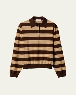 Miu Miu Long-sleeved tops for Women | Online Sale up to 35