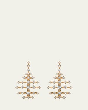 Fernando Jorge 18K Mini Disco Earrings With Diamonds - Natural