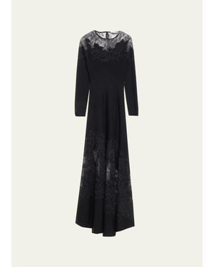 Ulla Johnson Clemence Long-Sleeve Lace Dress - Black
