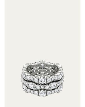 Vrai 14K Lab-Grown Diamond Multi-Row Ring - White
