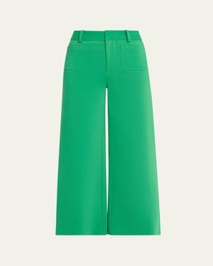 Alice + Olivia Zoe Ankle Pants - Green