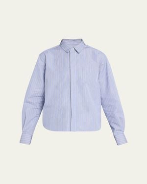 Sacai Cotton Poplin Shirt - Blue