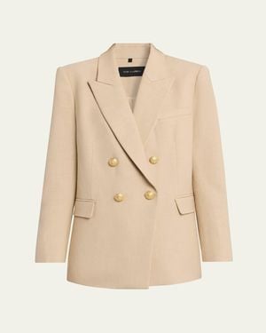 Kobi Halperin Briar Relaxed Double-Breasted Jacket - Natural