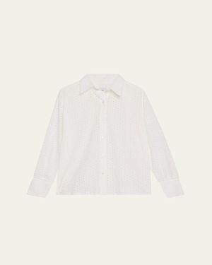 Andine Essen Eyelet-Embroidered Cotton Blouse - Natural