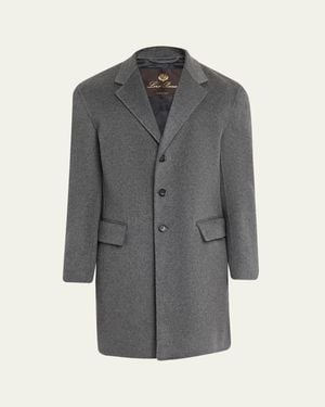Loro Piana Paolo Baby Cashmere Overcoat - Gray