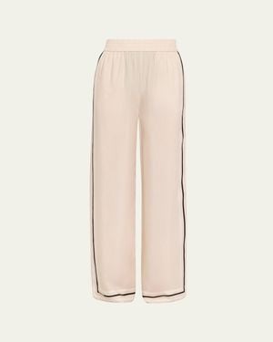 Jonathan Simkhai Thompson Satin Pants - Natural