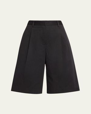Matteau Long Chino Shorts - Black