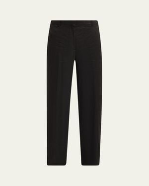 Theory Classic Straight-Leg Pants - Black
