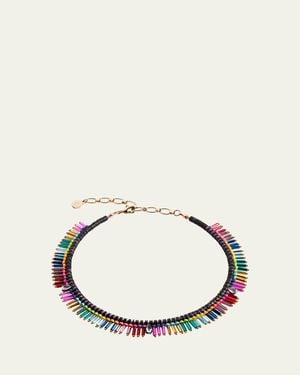 Elsie & Fred On The Fringe Necklace - Natural