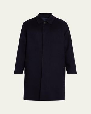 The Row Cashmere Overcoat - Blue
