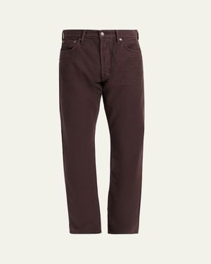 Tom Ford Cotton Straight Leg Five-Pocket Pants - Multicolor