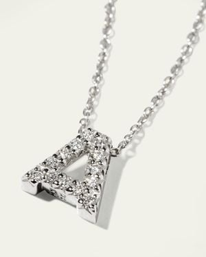 Roberto Coin Diamond Love Letter Necklace - Natural