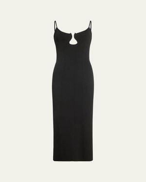 Ramy Brook Sloan Knit Midi Dress - Black