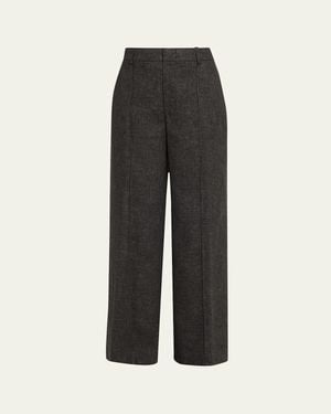Vince High-Rise Jasper Wool Pants - Black
