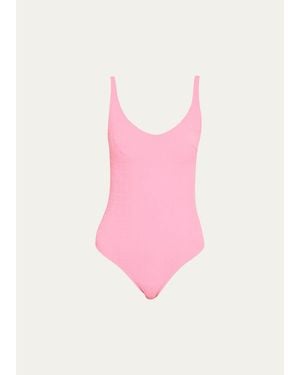 Lisa Marie Fernandez Marilyn One-Piece Swimsuit - Pink