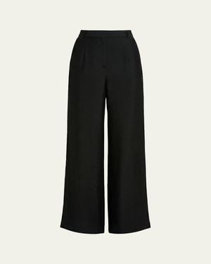 Jason Wu Washed Twill Straight-Leg Pants - Black