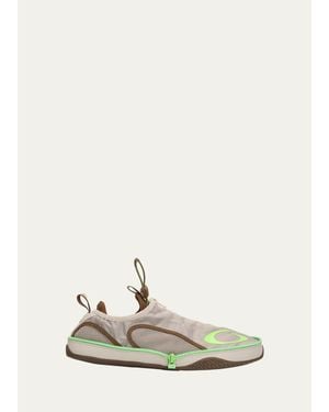 Balenciaga Pocket Foldable Zip-Up Sneakers - White