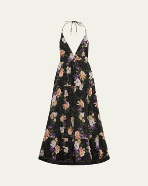 Aqua Blu Australia Jancinta Tiered Maxi Dress - White