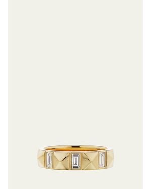 Harwell Godfrey 18K Diamond Pyramid Baguette Band - Natural