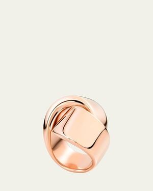 Vhernier 18K Rose Abbraccio Ring - Natural