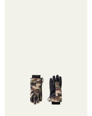 Mackage Alfie Camouflage Gloves - Natural