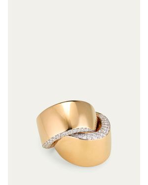 Vhernier 18K Abbraccio Diamond Ring - Natural
