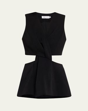 Anna Quan Sia Cut-Out Vest - Black