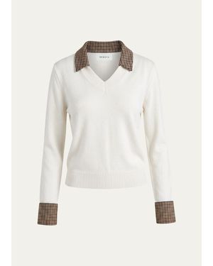 SER.O.YA Maia Knit Sweater - White