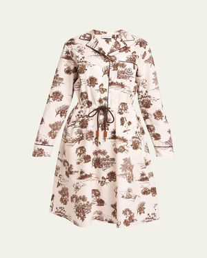 Moncler Floral- Shirtdress - Natural