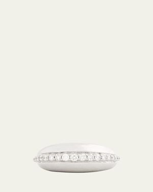 Jamie Wolf 18K Domed Ring With Diamonds - Natural