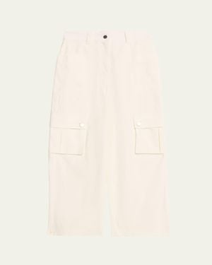 3.1 Phillip Lim Straight Cropped Cargo Pants - Natural