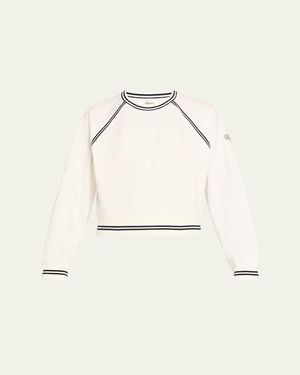 FRAME The Tennis Crewneck Sweatshirt - Natural