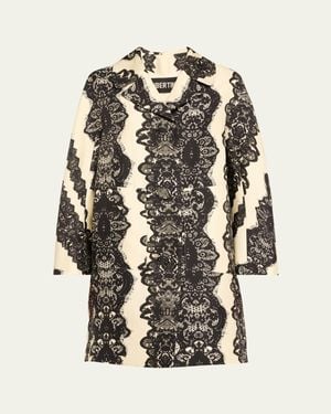 Libertine Venetian Lace Pocket Coat - Multicolor