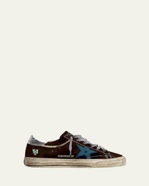 Golden Goose Super-Star Leather Low-Top Sneakers - White