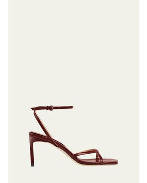 Dear Frances Criss Leather Sandals - Natural