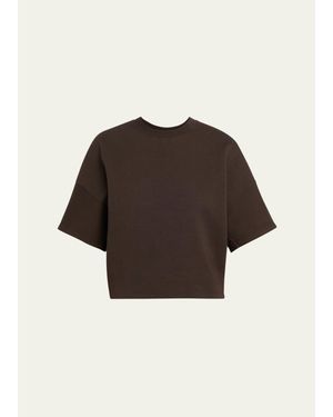 OSSOU Rift Relaxed Boxy T-Shirt - Brown