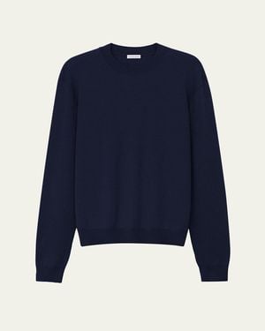 Iris Von Arnim Cashmere And Silk Classic-Fit Crewneck Sweater - Blue