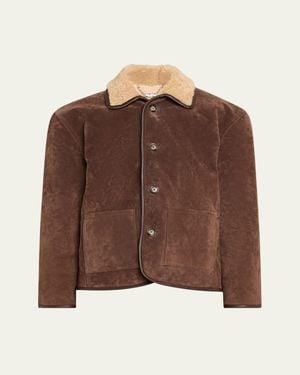 Still Here Townes Suede Jacket - Brown