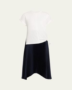 3.1 Phillip Lim Short-Sleeve T-Shirt Combo Midi Dress - White