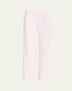 All Three Dov Wide-Leg Cotton Sweatpants - Pink