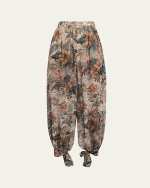 Kobi Halperin Phoebe Floral-Print Balloon Pants - Multicolor