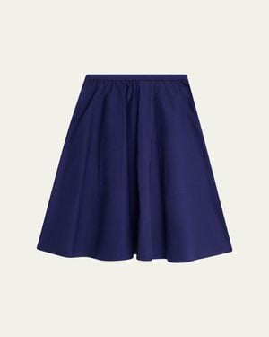 Vince Pull-On Full Skirt - Blue