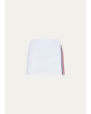 L'Agence Iga Tennis Wrap Mini Skirt - Blue
