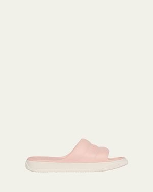 Moncler Altive Logo Slide Sandals - Natural
