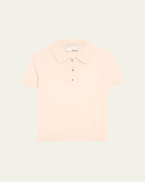 WE-AR4 The Prep Polo Top - Natural
