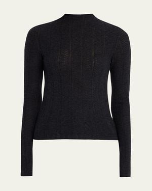 Rag & Bone Francesca Merino Wool Turtleneck - Blue