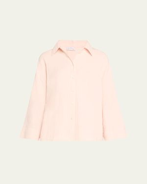 Pour Les Femmes Angel Gauze Short Pajama Set - Pink