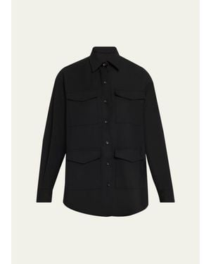 Maria McManus Wool Cargo Jacket - Black