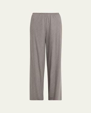 Maria McManus Bias-Cut Wide-Leg Pants - Gray