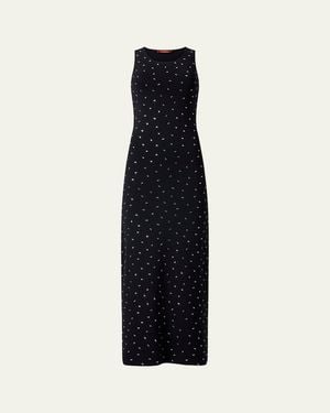 Altuzarra Geordie Embellished Sleeveless Dress - Blue